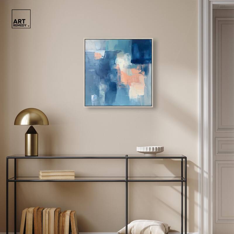 Whispering Blue II Canvas by Art Remedy