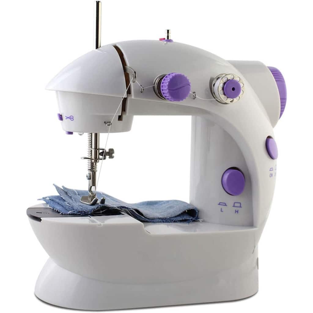 Mini Sewing Machine, Portable Adjustable 2 - Speed Double Thread Sewing Machine