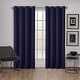 preview thumbnail 13 of 39, Porch & Den Boosalis Sateen Twill Blackout Curtain Panel Pair 52" W X 108" L - Blue