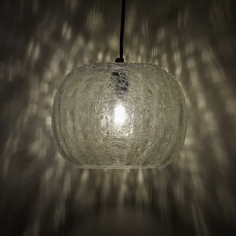 River of Goods Black Metal and Glass 9.75-Inch Pendant Light with Adjustable Hanging Cord - 9.75" x 9.75" x 9.75/68.75"