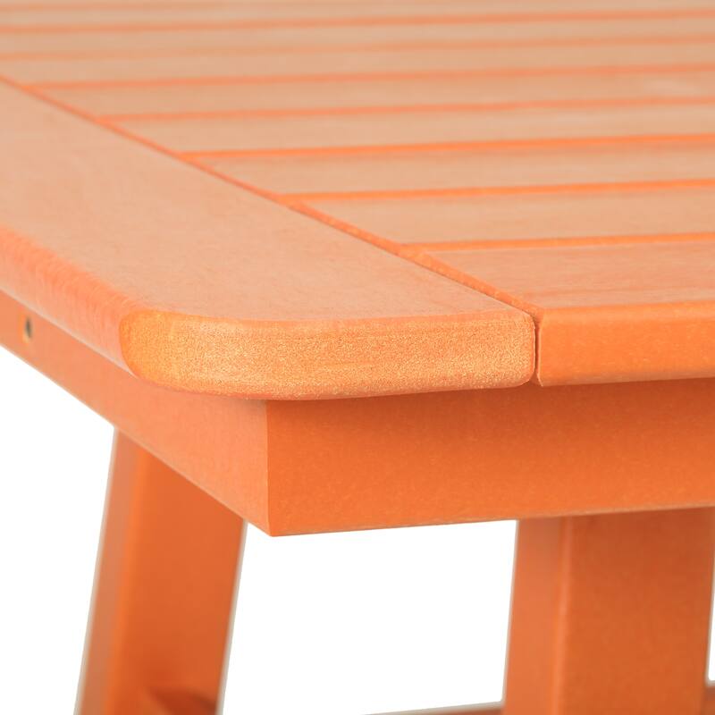 Laguna Hdpe All Weather Outdoor Patio 30" Square Counter Bistro Table