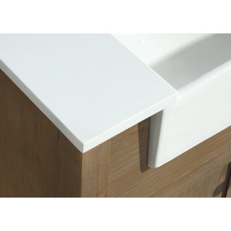 Ari Bath, Sally 36" Bathroom Vanity, Weathered Fir Finish