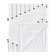 preview thumbnail 4 of 4, Sweet Jojo Designs Black and White Boho Stitch Unisex Baby Receiving Security Swaddle Blanket Farmhouse Bohemian Southwestern