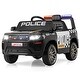 preview thumbnail 10 of 25, Costway Kids Ride on Police Car 12V 7A Battery Powered Cop Car with - See Details Black