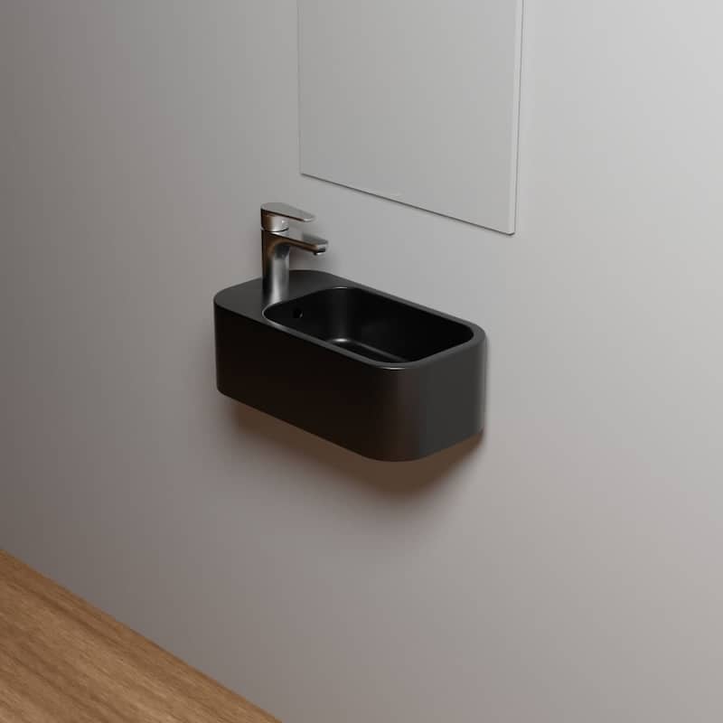 WS Bath Collections Cosa 18-7/8" Rectangle Ceramic Wall Mounted