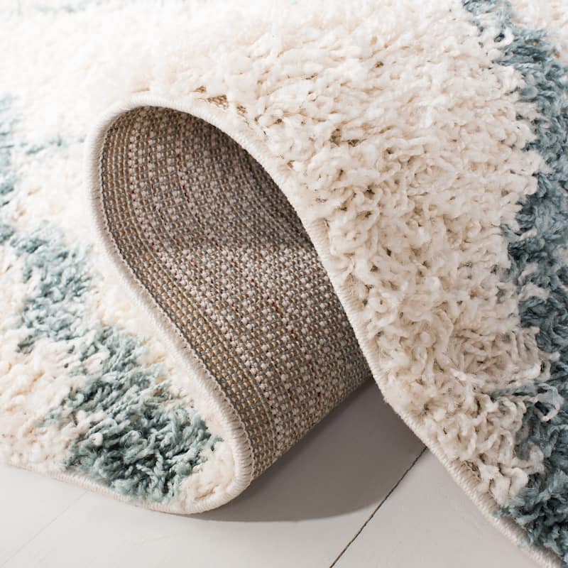 SAFAVIEH Dallas Shag Hacer Trellis 1.5-inch Thick Rug