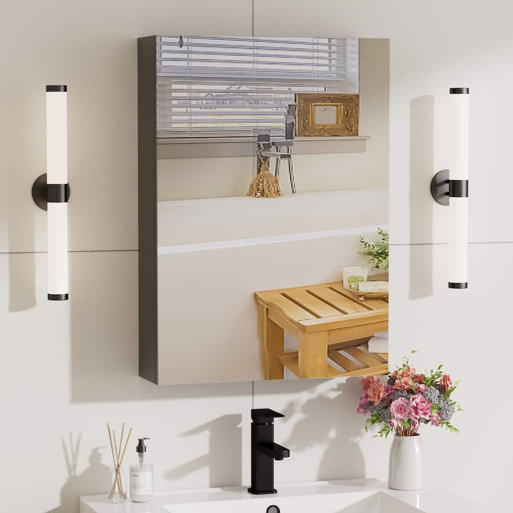 Bathroom Wall Mounted Smart Mirror Cabinet with Customizable Storage