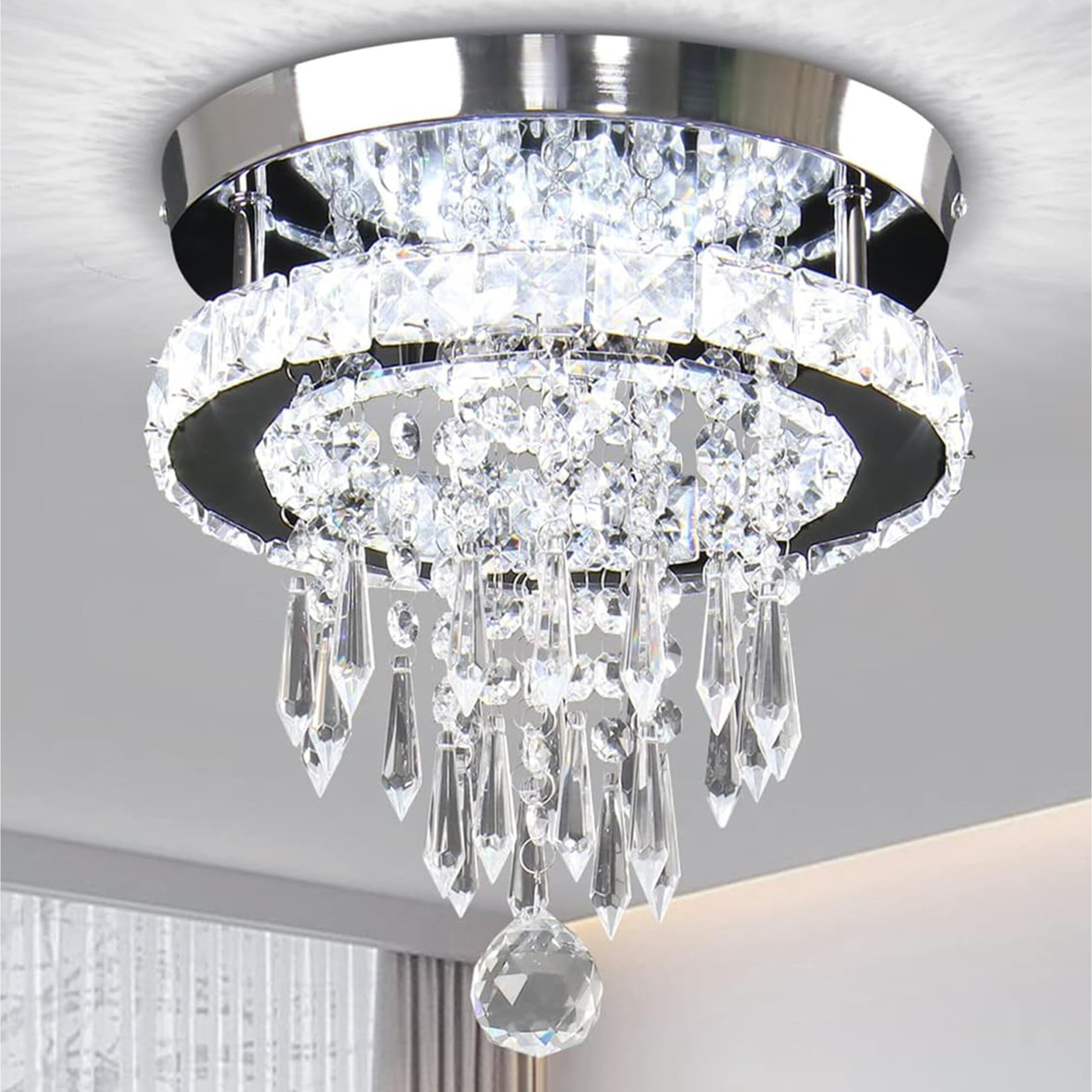 Small led chandelier top