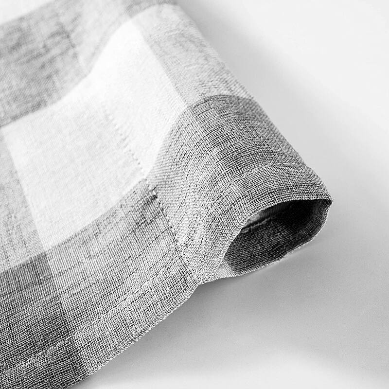 DriftAway Buffalo Check Woven Plaid Pattern Lined Blackout Rod Pocket Window Curtain Valance