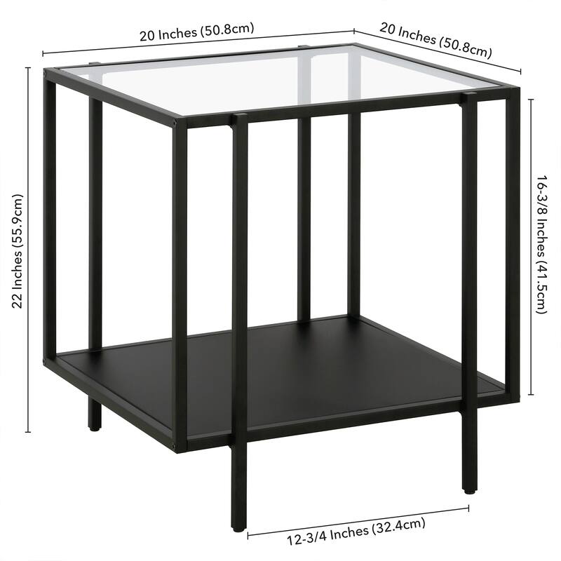 Vireo 20'' Wide Square Side Table - 20" Wide
