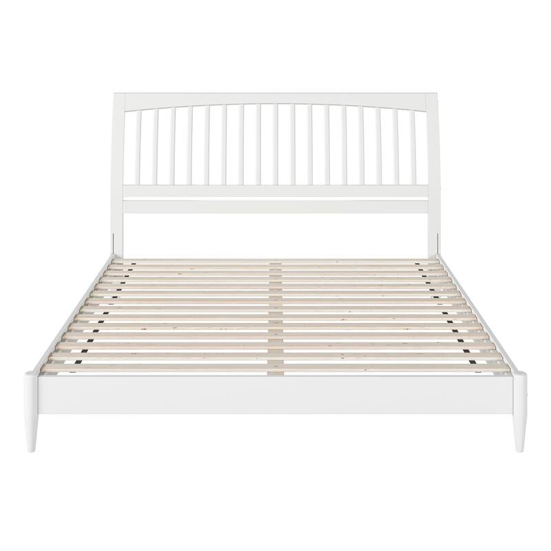 Orleans Solid Wood Low Profile Sleigh Platform Bed
