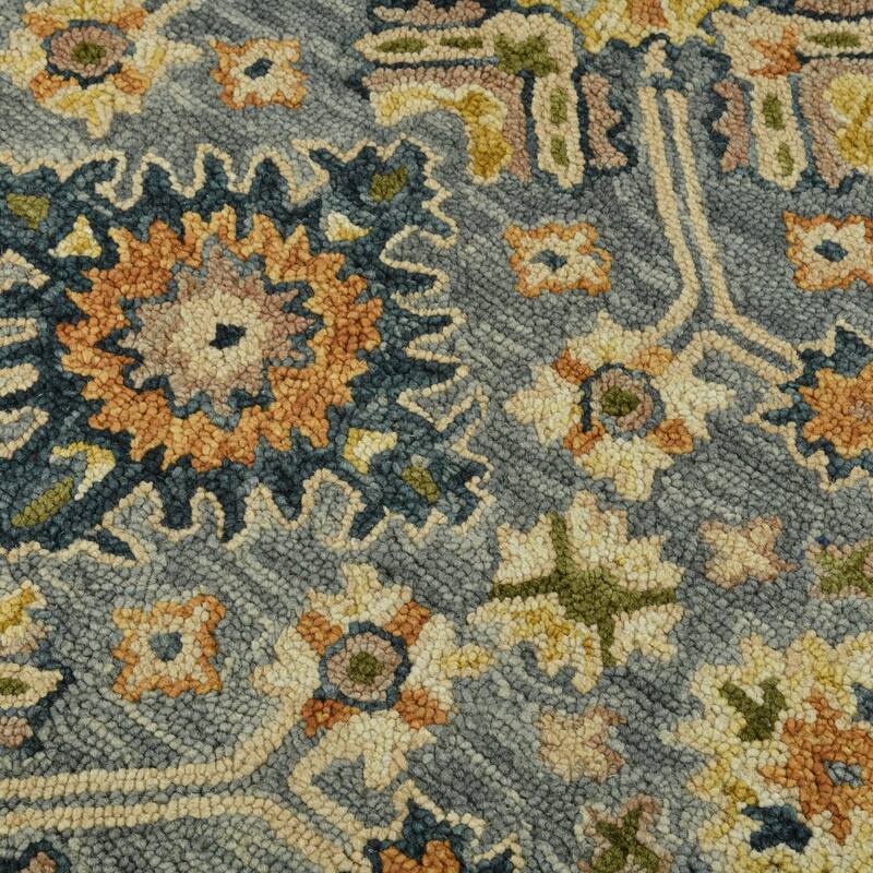Empress Gray Traditional Hand-Hooked Area Rug 2' x 3'