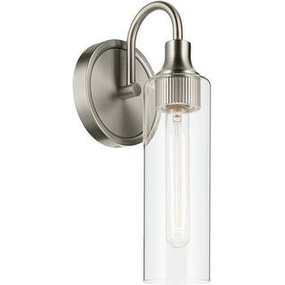 Kichler 55209 Kavi 13" Tall Bathroom Sconce with Clear Glass Shade