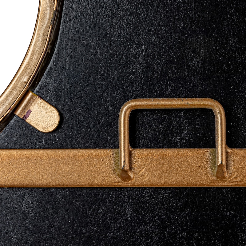Arched Metal Framed Wall Mirror