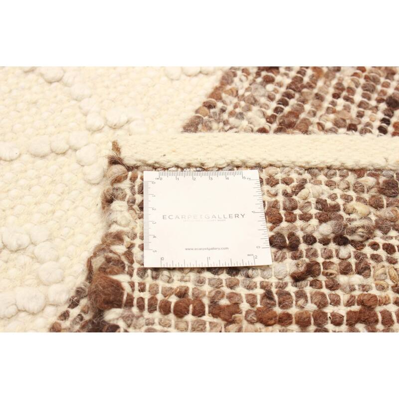 Sienna Brown, Ivory Rug 5'2" x 8'0" - 5'2 x 8'0