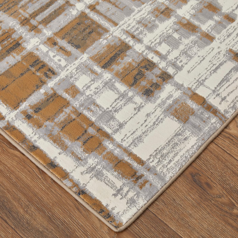 Grand Bazaar Takara Machine Made Abstract Modern Area Rug