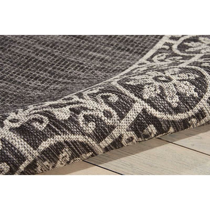 Nourison Garden Party Bordered Indoor/Outdoor Area Rug