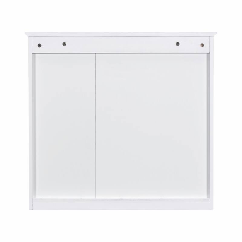 30'' x 28'' Modern Wall Mounted Bathroom Storage Cabinet with Mirror