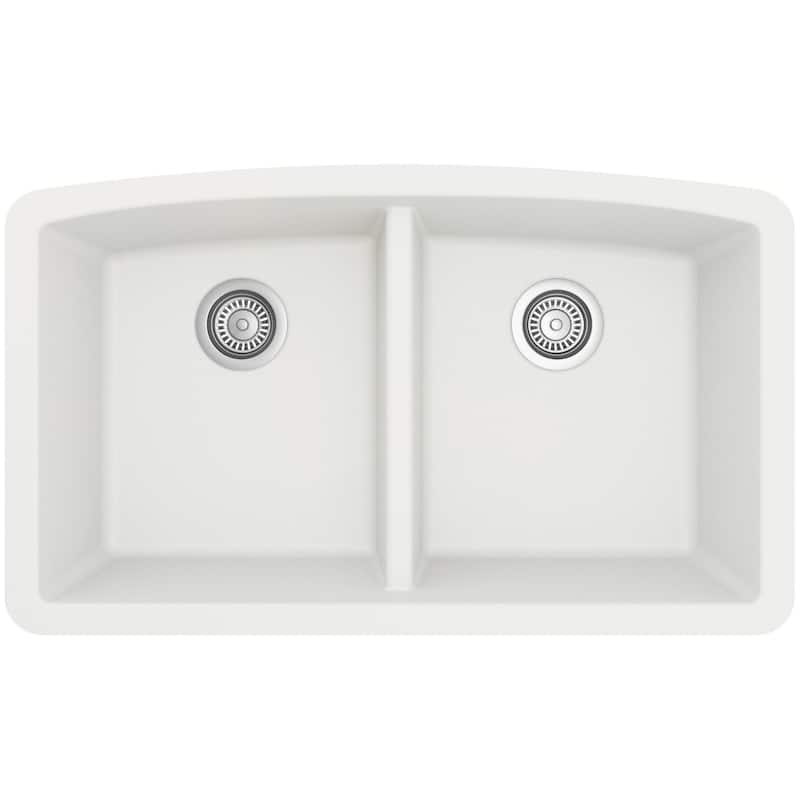 Karran USA QU-710 Quartz QU 32" Undermount Double Basin Quartz