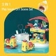 preview thumbnail 2 of 3, 3 in 1 Doctor Kit for Kids，Pretend Doctor Playset with Rocking Horse, Scooter Mode - 29x30
