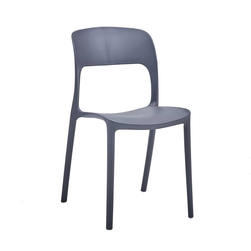 Porthos Home Brody Stackable Plastic Dining Chairs (Set of 2)