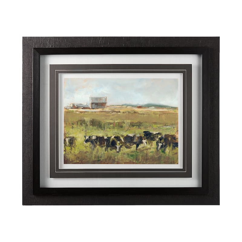Out to Pasture I Framed Art Print