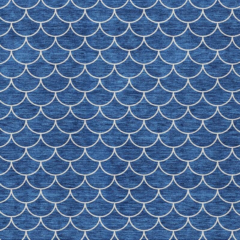 HomeRoots Geometric Transitional Rectangle Outdoor Rug
