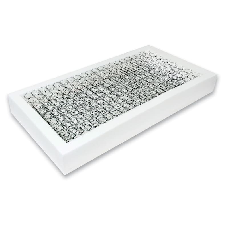 Nivo Contemporary Grey Cal King Euro Top Mattress by Furniture of America
