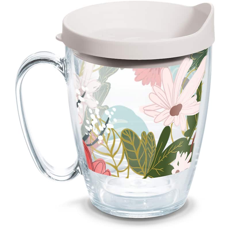 Tervis Mellow Floral Made in USA Double Walled Insulated Travel Tumbler, Classic - 16oz Mug - 16oz Mug