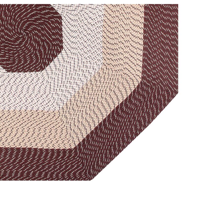 Better Trends Country Braid Reversible Area Rug