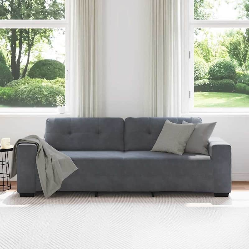 vidaXL 3-Seater Sofa 180 cm Velvet - 221 x 78 x 80