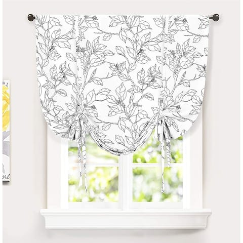 Carson Carrington Tappet Sketch Tie Up Blackout Window Curtain
