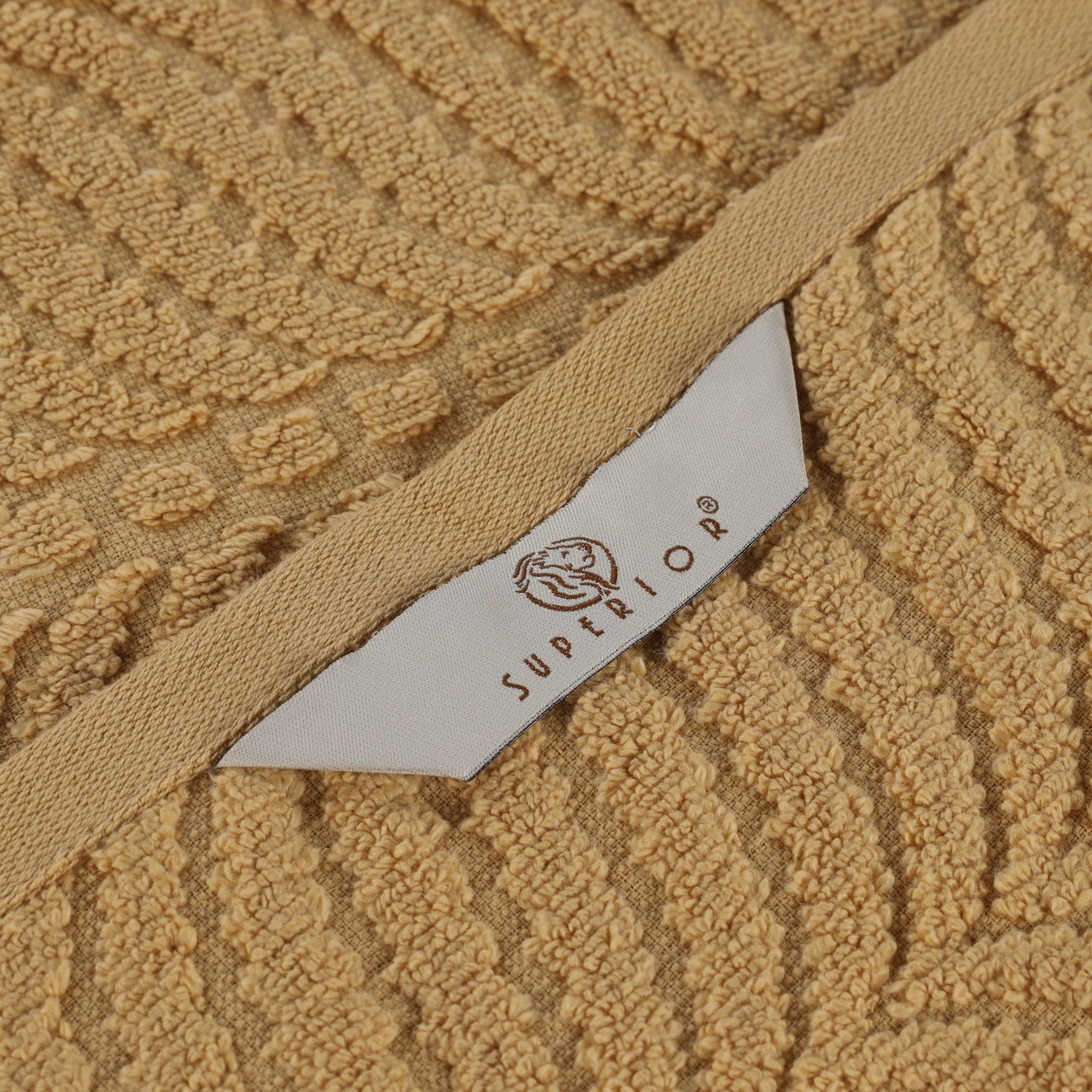 Premium Chevron Zero Twist Cotton Jacquard Solid 6  -image