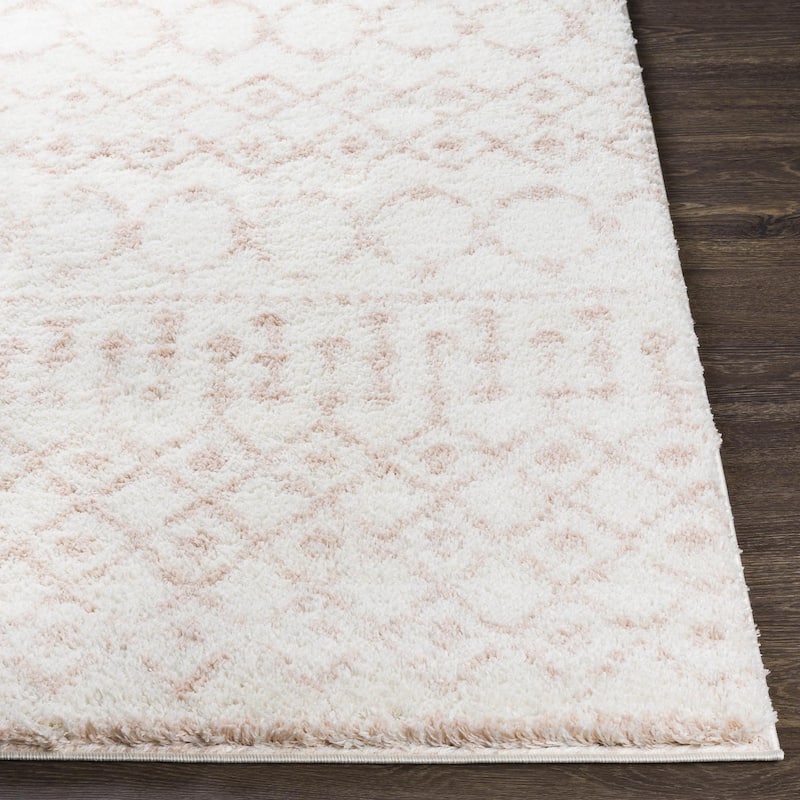 Livabliss Aliyah Shag Moroccan Tribal Area Rug