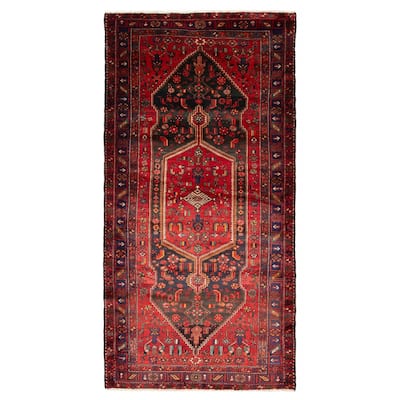 ECARPETGALLERY Hand-knotted Anadol Red Wool Rug - 5'0 x 9'9