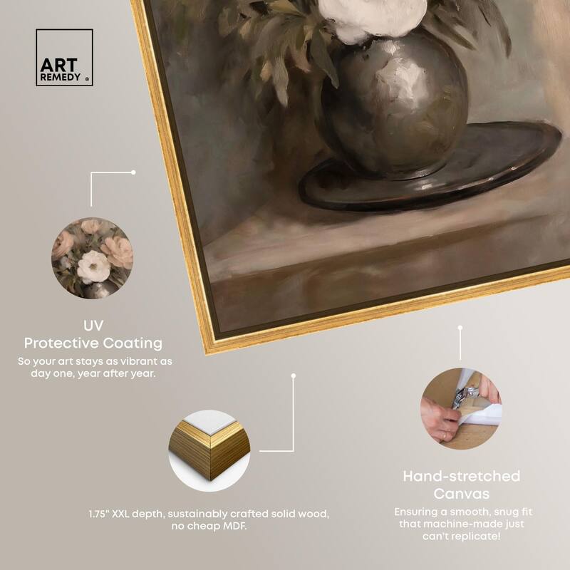 Porcelain Pink Canvas by Art Remedy