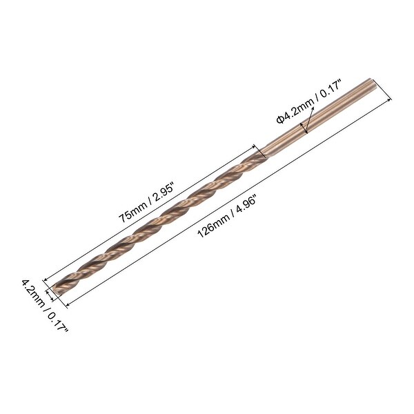 15Pcs High Speed Steel M35 HSS Cobalt Twist Drill Bit Set 1.5 10mm