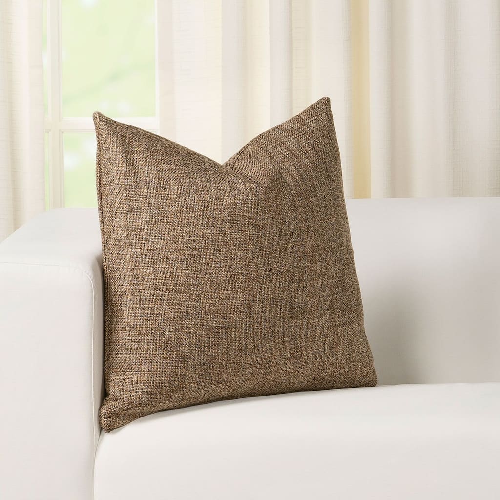 Fusion Peat Earthy Throw Pillow