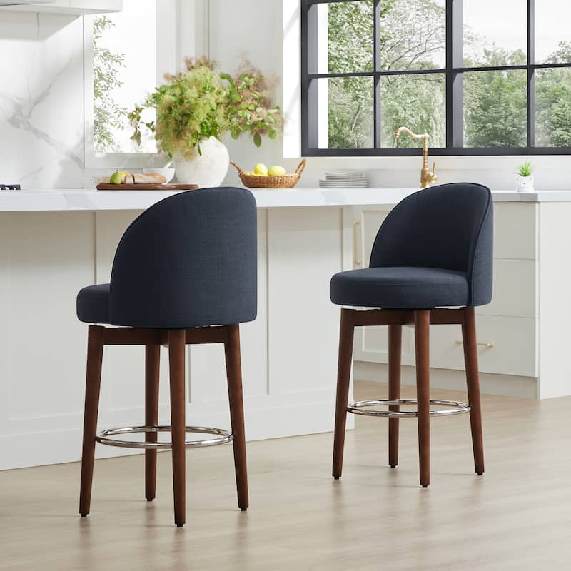 Spruce & Spring Elaine 26 inch Swivel Counter Height Bar Stools Set
