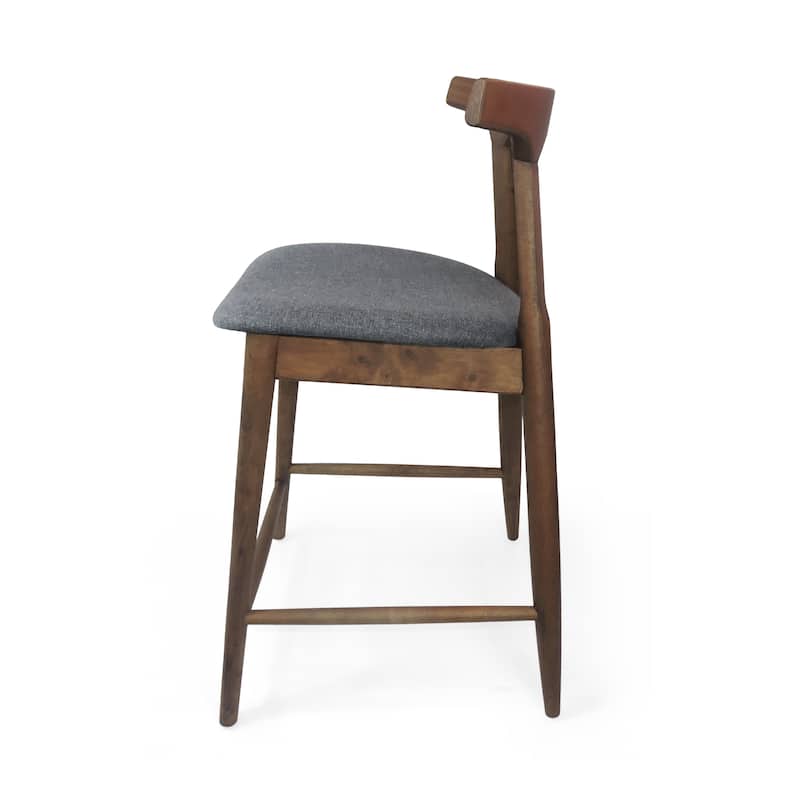 Mugo Upholstered 24.5 Inch Counter Stools by Christopher Knight Home