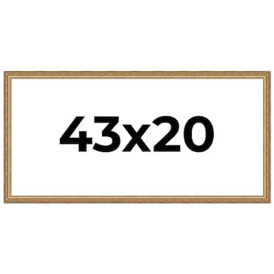 43x20 Frame Red Solid Wood Picture Frame Width 1.75 Inches | Interior Frame Depth 1 13/16 Inches