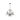 Circeo Metal and Crystal Leaf Chandelier