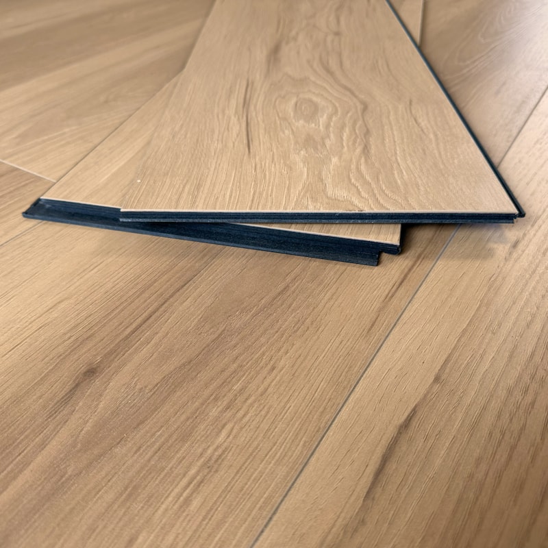GOLDEN STATE FLOORS Tru-Shield Collection - 12mm T x 9.37" W Laminate flooring (19.27sqft/box) - Harvest Hickory