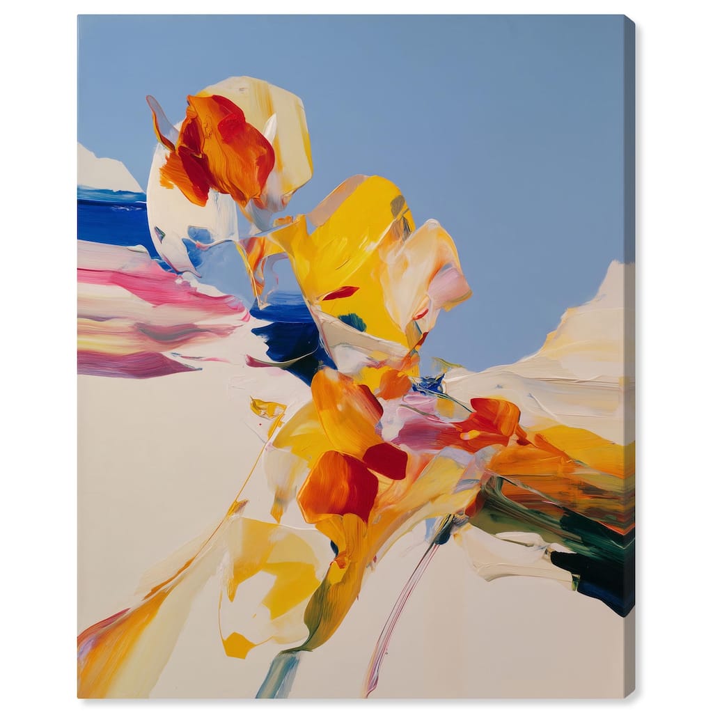 Flippant Bloom II Canvas by Art Remedy, Gallery Wrapped