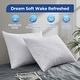 preview thumbnail 15 of 21, 2 Pack Hotel Quality Goose Feather Bed Pillows for Side & Back Sleepers