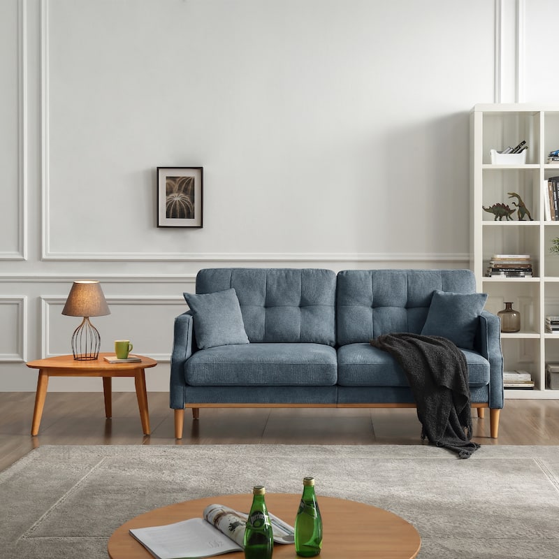3-Seater Sofa with Waterproof Fabric and USB Charge Port for Convenience