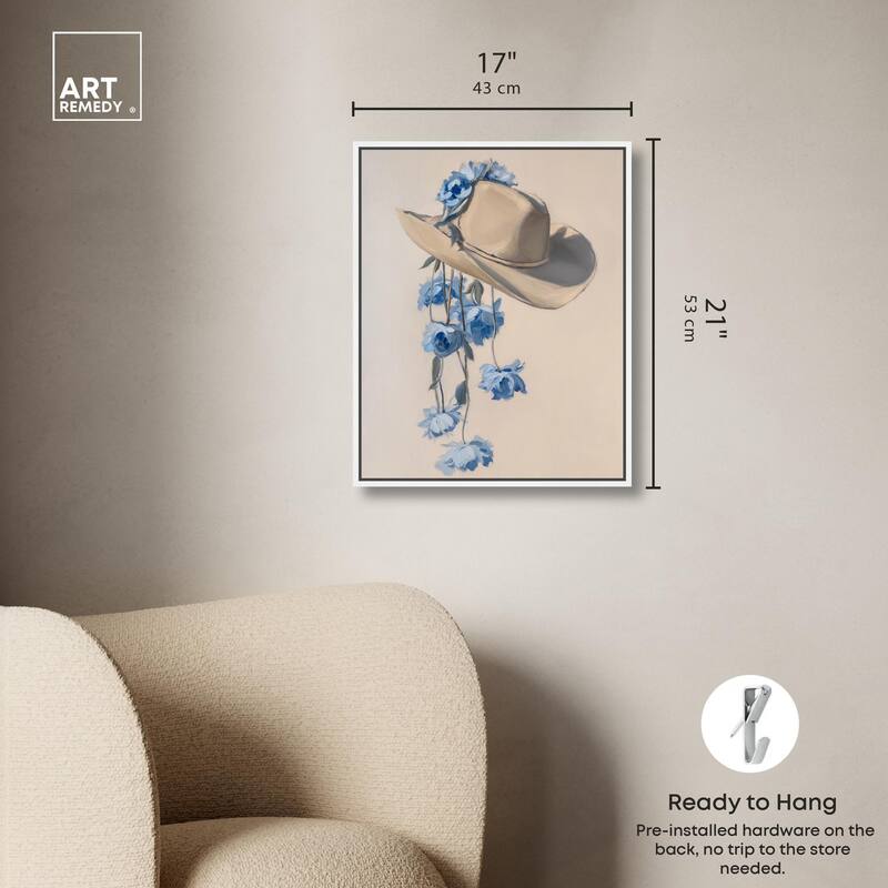 Brimming Blues II Canvas by Art Remedy