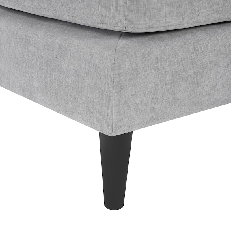 Christopher Knight Home - Alora Modern Upholstered Chaise Lounge Sofa Bed with Dual-Layer Armrests and Flexible Layout Design