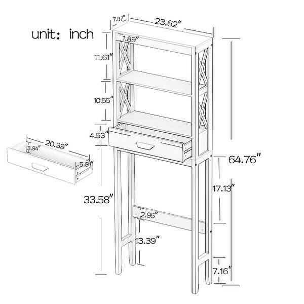OvertheToilet Storage Bed Bath & Beyond 36416079