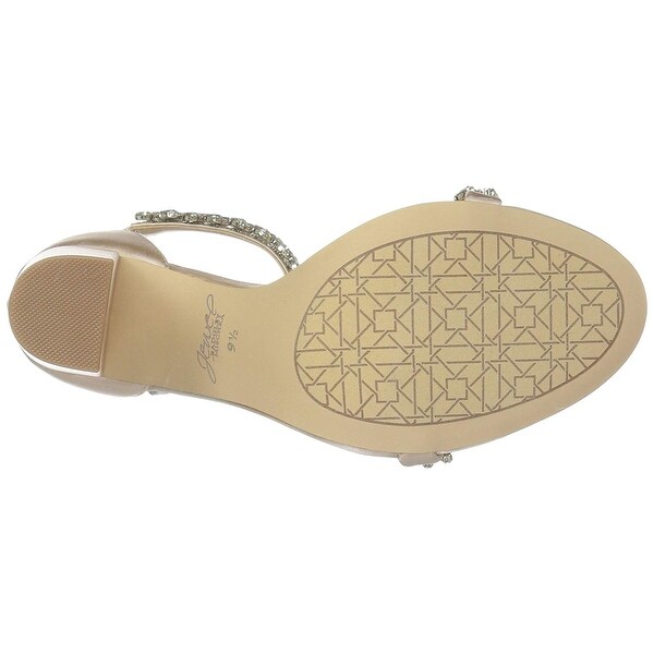 jewel badgley mischka mayra evening sandals champagne